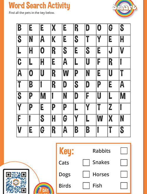 Word Searches for Kids