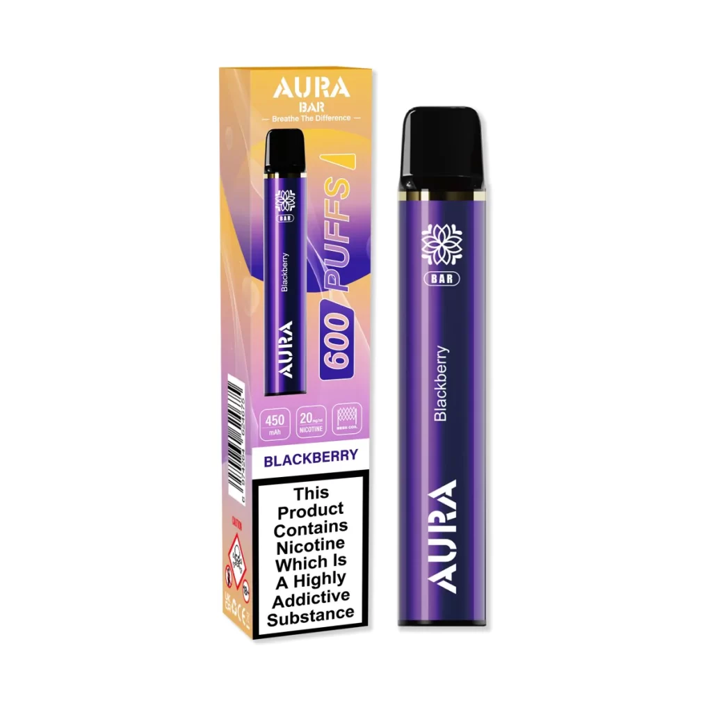 Elevate Your Vaping Experience with Aura Bar 600 Puffs Disposable Vape Pod in the United Kingdom