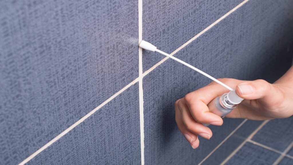 best way to clean grout