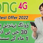 Zong Internet Packages Monthly Check Code