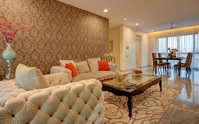 A glimpse into the interior of 4 bhk luxury flats.