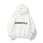 Essentials of White Hoodies in winter collection