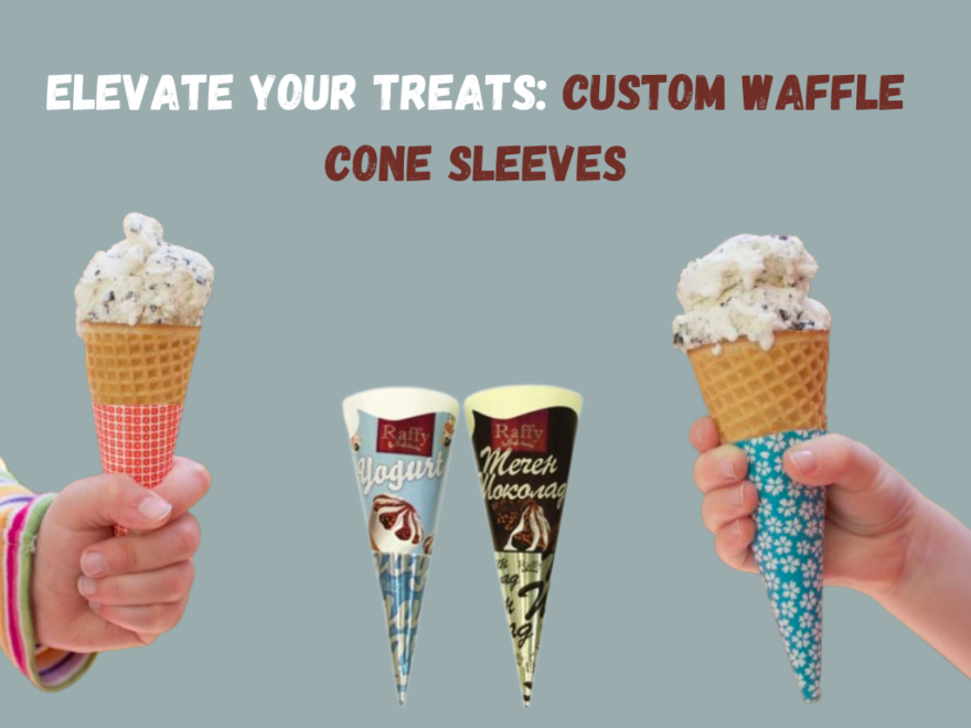 Elevate Your Treats Custom Waffle Cone Sleeves