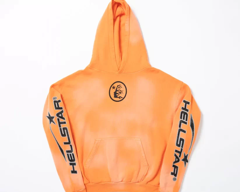 Fire Orange Hellstar Hoodie