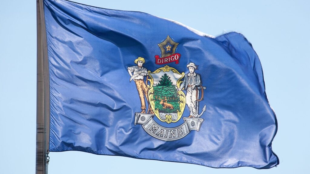 What Are The Symbols On The Maine State Flag?