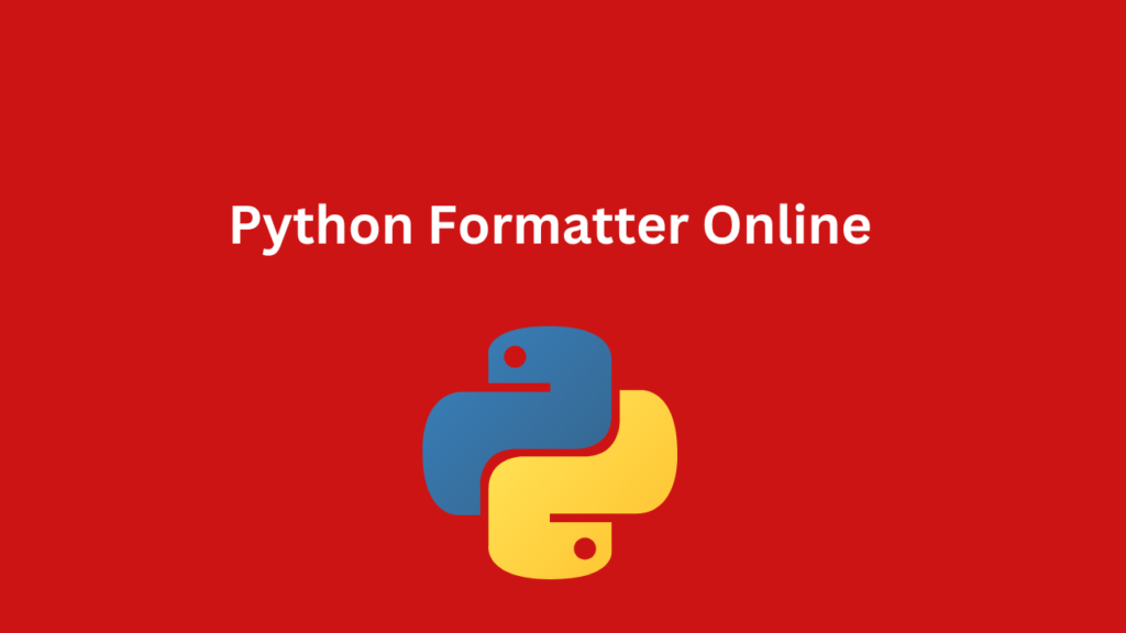 Python Formatter Online