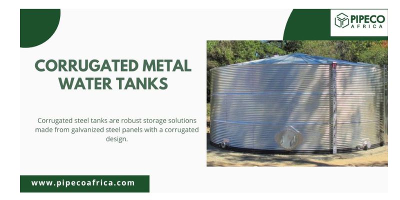 corrugated metal water tanks