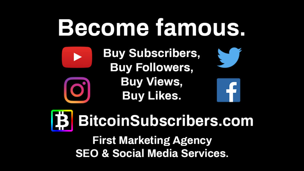 Buy YouTube Subscribers and Views with Crypto