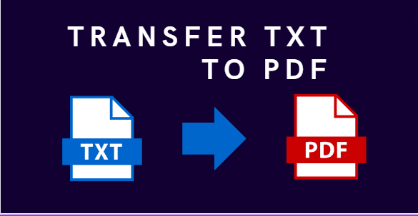 convert txt to pdf