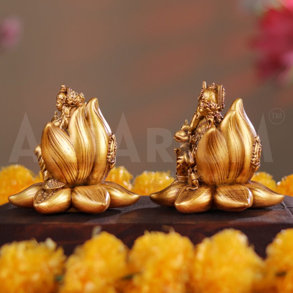 Padma Laxmi Ganesha Idol 4″ – theartarium