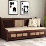 divan bed wooden street