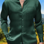 men's satin shirts