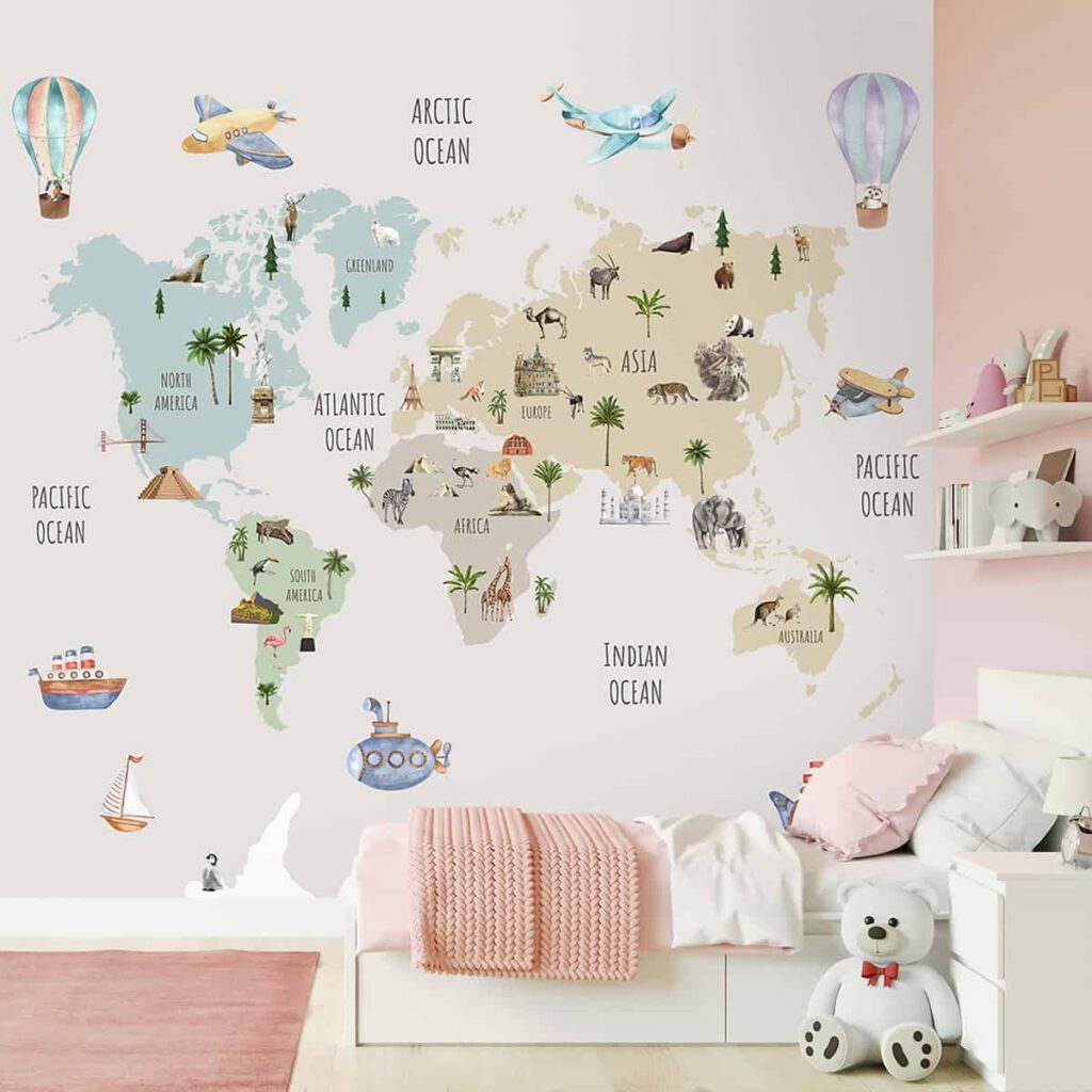 world map wallpaper