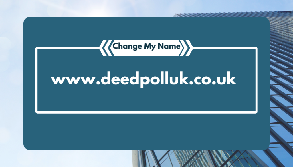 change my name uk