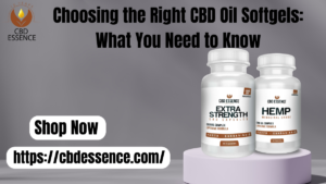 CBD oil softgels