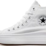 Converse Move Platform Hi Zapatillas Negras Blancas para Mujer