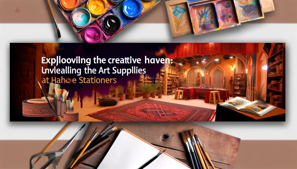 Exploring the Creative Haven: Unveiling the Art Supplies at Lahore Stationers