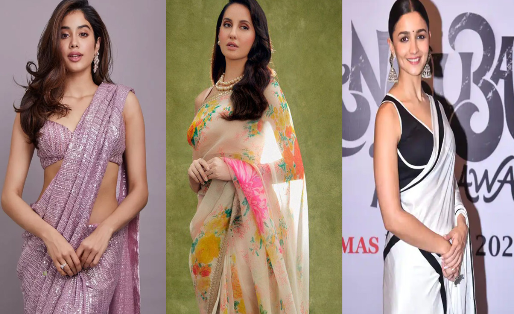 Get the Bollywood sarees to glam up your overall look