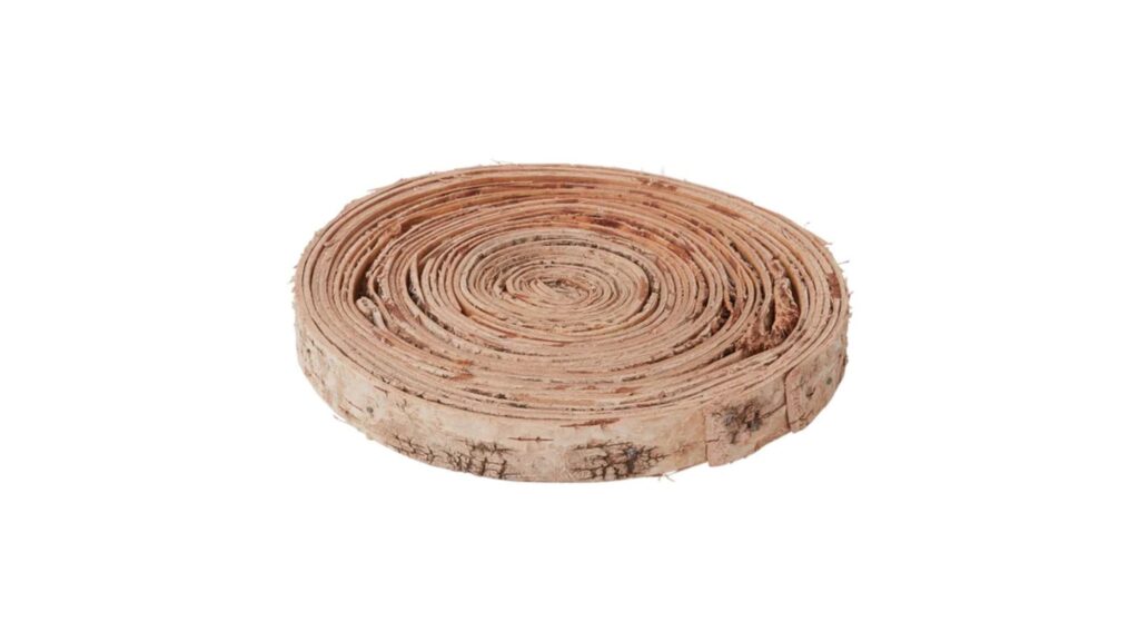 What occasions or settings are ideal for incorporating the Stripped Birchwood Charger?