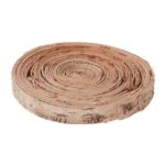 What occasions or settings are ideal for incorporating the Stripped Birchwood Charger?