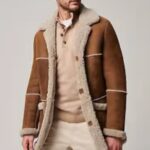 men shearling coat