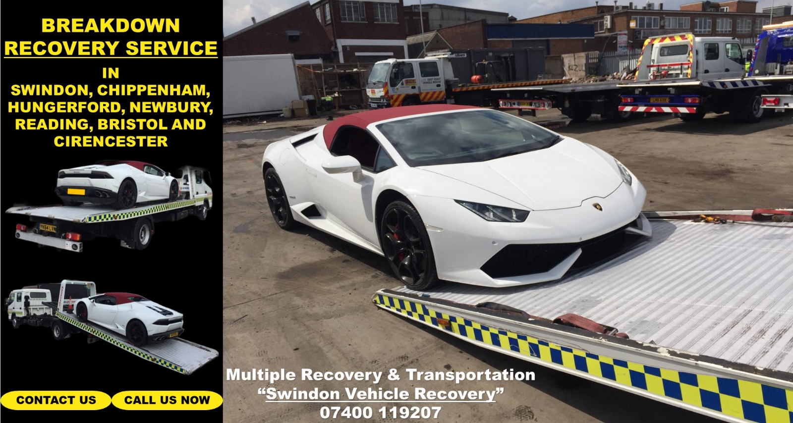 Nearest Fast 24hr Towing & Transportation Service in Swindon