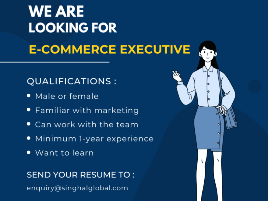 E-commerce Executive Jobs In Gujarat