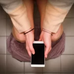 mobile use side effects in toilet