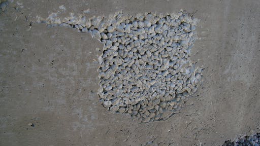 Honeycombing Concrete