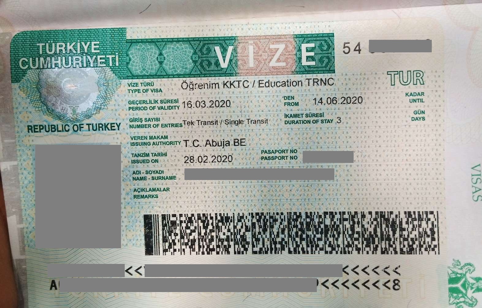 Turkey Visa