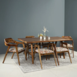 Sheesham Wood 6 Seater Dining Set