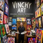 VINCHY ART — Online Store for Original Handcrafted Paintings