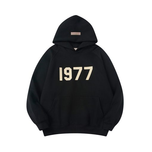 Embroidered Essentials Hoodie Black A Journey Through