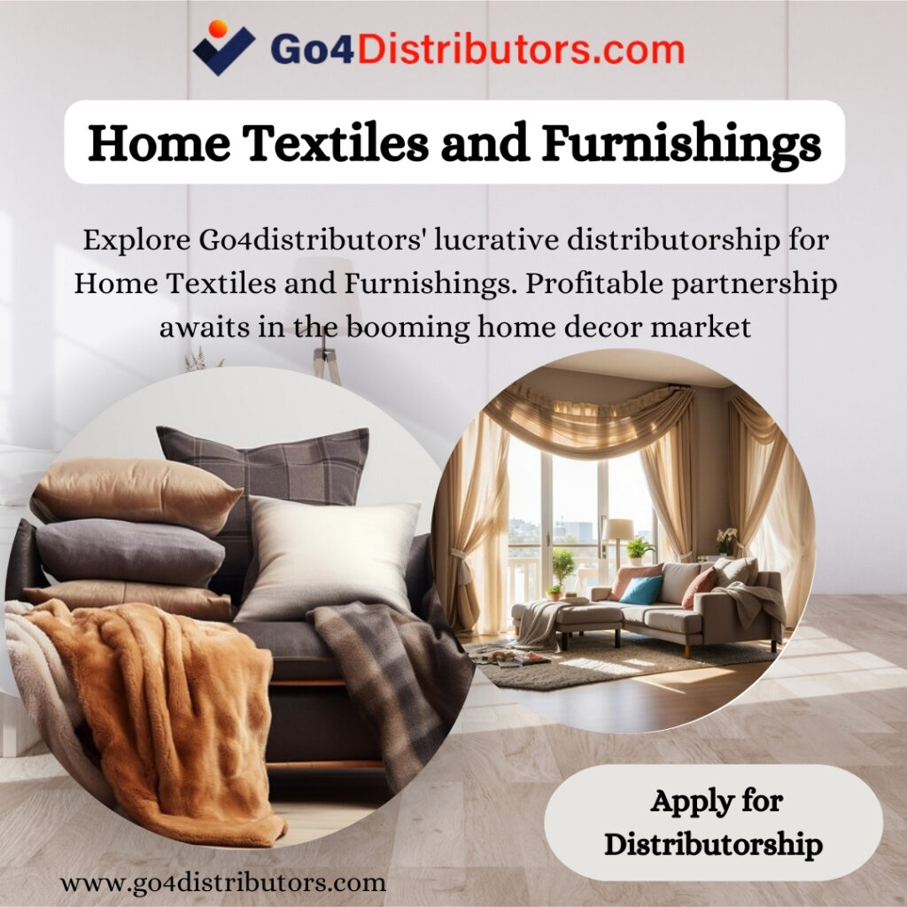 What are the benefits of partnering with home textiles products distributors?