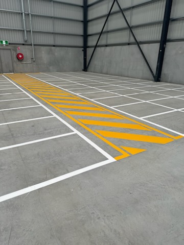 Warehouse line marking