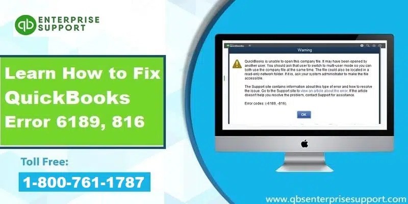 Troubleshoot the QuickBooks Error Code 6189