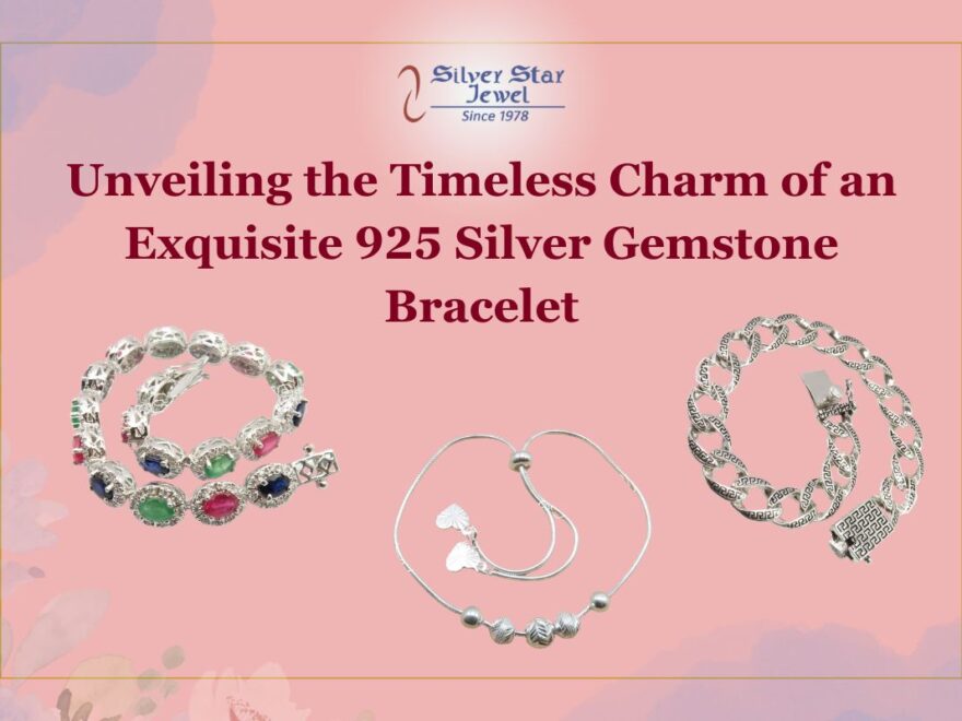 925 Silver Gemstone Bracelet