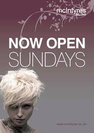 salon open on Sundays