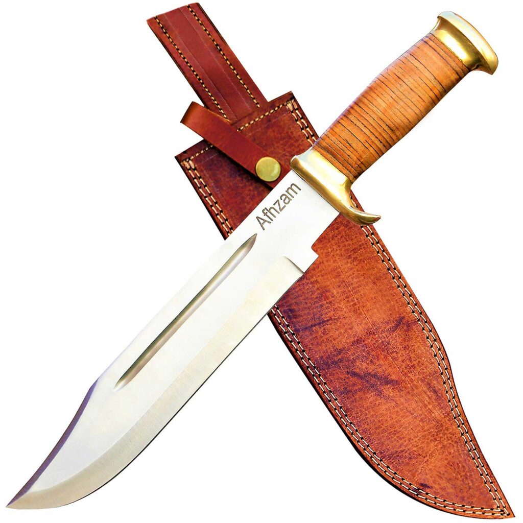 Craftsman’s Choice | Hunting Knife with Premium Leather Sheath