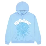 sp5der hoodie sky