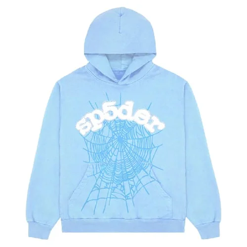 sp5der hoodie sky