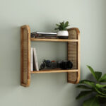 wall shelf wooden street