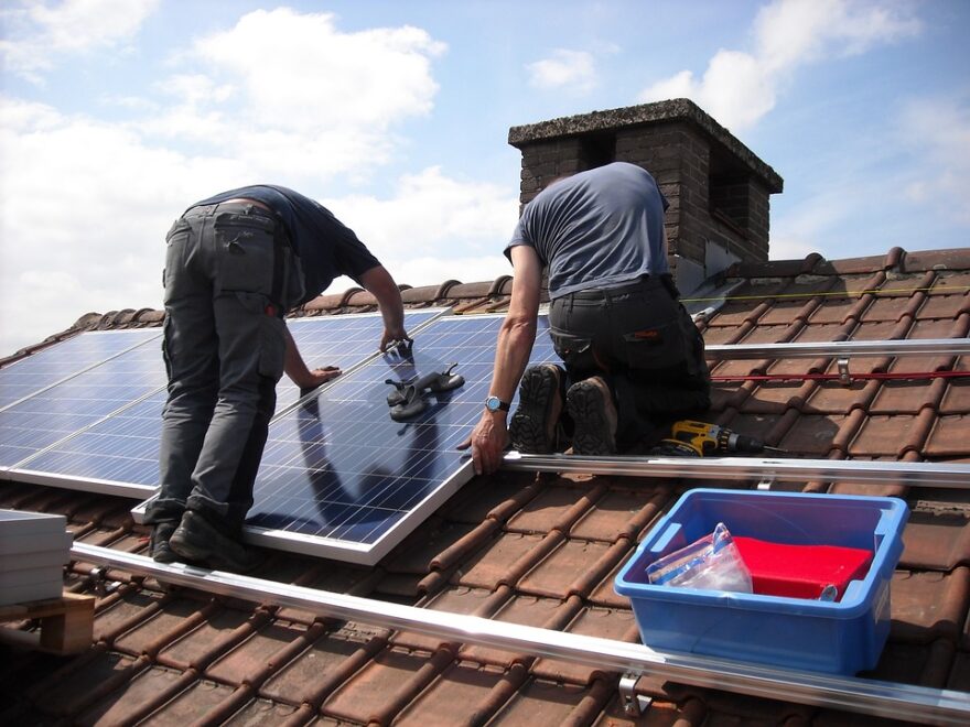 Solar Panels on Tile Roof