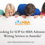 SOP for MBA in finance