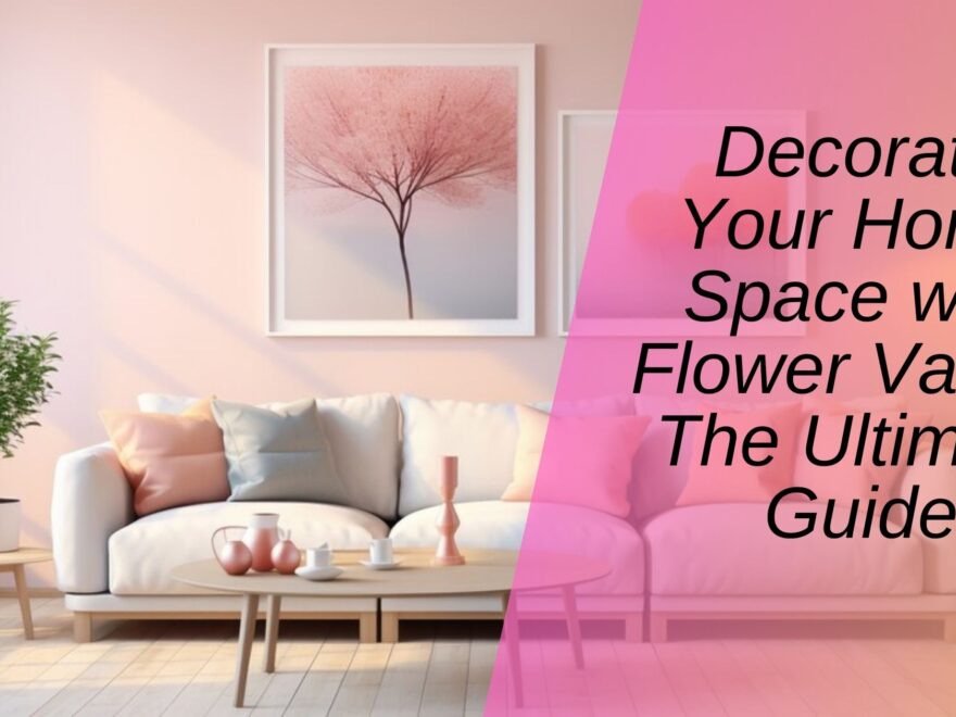 Decorate Your Home Space with Flower Vases The Ultimate Guide