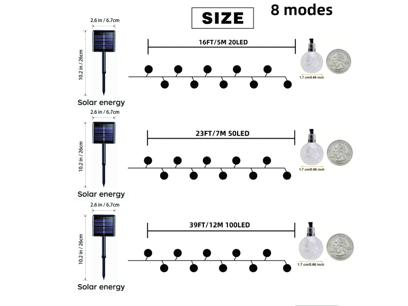 hanging solar lights