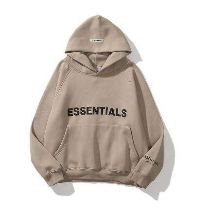 brown essentials hoodie