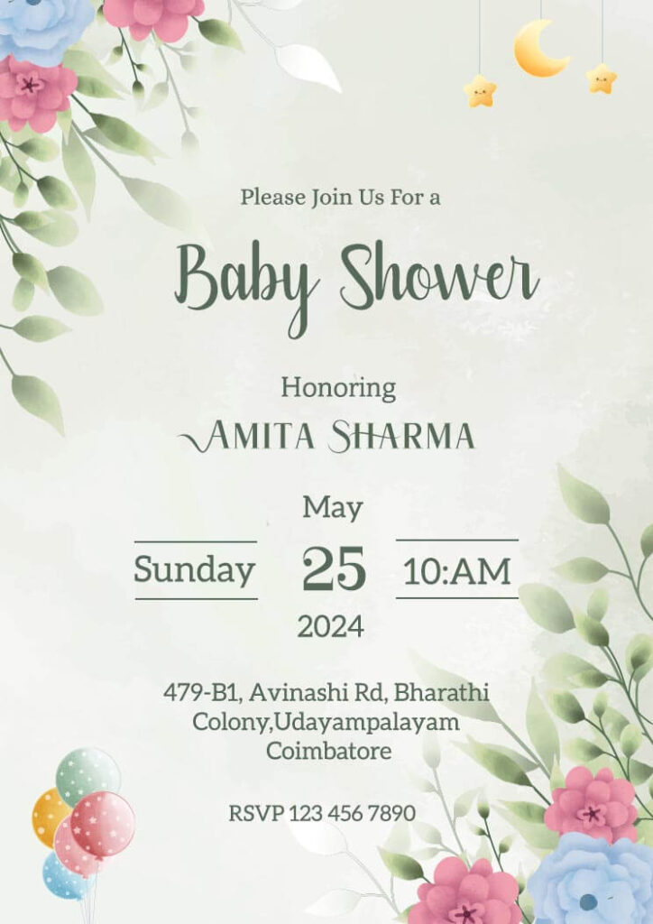 baby shower invitations boy