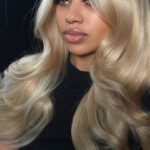 a blonde wig