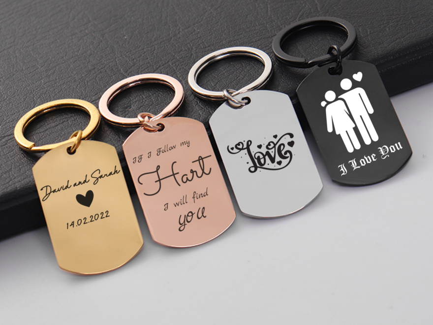 engraved keychain